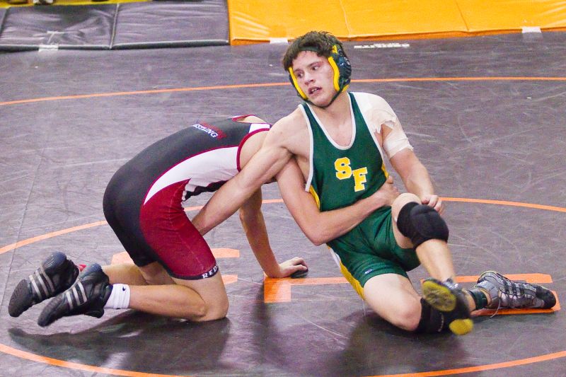 St. Francis Indians Wrestling in Colby Dual Tournament