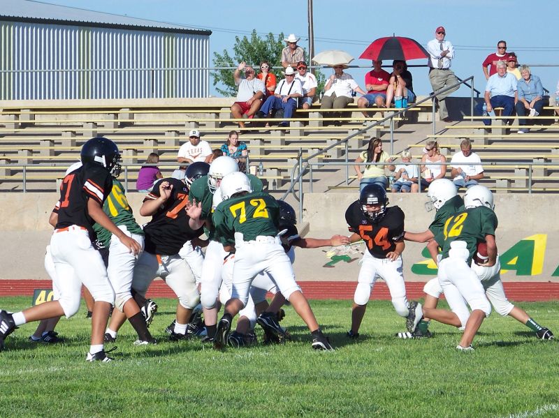 St. Francis Junior High Football Team Defeats Colby