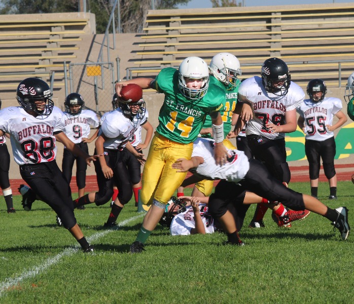 St. Francis Saint Francis Junior High Football Team Rolls Over Atwood