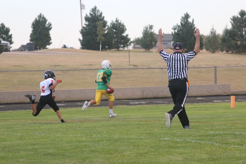 St. Francis The Sainty Indian Junior High Football team loses a tough